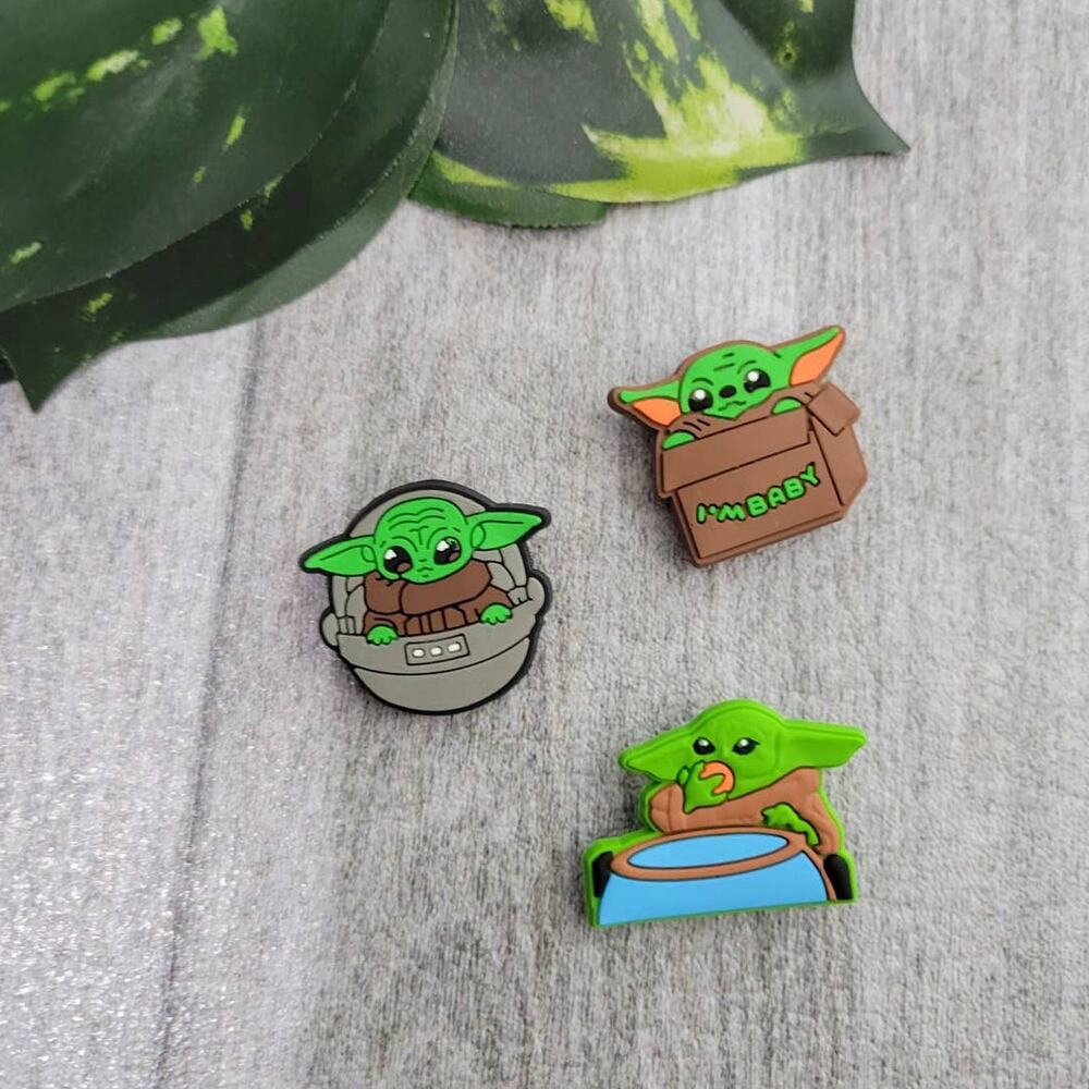 Grogu The Child Star Wars The Madalorian Shoe Charms